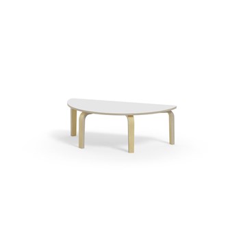 Arcus bord HT birk halvrundt 120-60 cm