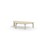Arcus bord akustiklaminat hvidpig. birk halvrundt 120-60 cm