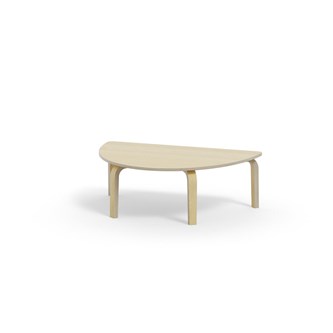 Arcus bord HT birk halvrundt 120-80 cm