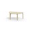 Arcus bord HT birk halvrundt 120-80 cm