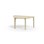 Arcus bord HT birk halvrundt 120-80 cm