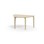 Arcus bord HT birk halvrundt 120-80 cm