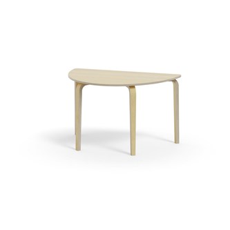 Arcus bord HT birk halvrundt 120-80 cm