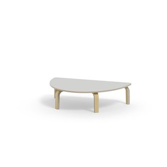 Arcus bord HT birk halvrundt 120-80 cm