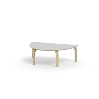 Arcus bord HT birk halvrundt 120-80 cm