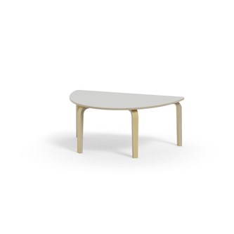 Arcus bord HT birk halvrundt 120-80 cm
