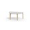 Arcus bord HT birk halvrundt 120-80 cm
