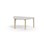 Arcus bord HT birk halvrundt 120-80 cm