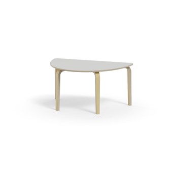 Arcus bord HT birk halvrundt 120-80 cm