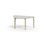 Arcus bord HT birk halvrundt 120-80 cm