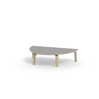 Arcus bord HT birk halvrundt 120-80 cm