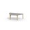 Arcus bord HT birk halvrundt 120-80 cm