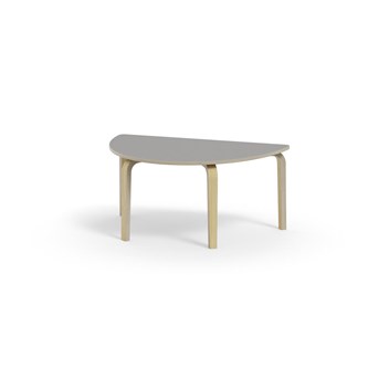 Arcus bord HT birk halvrundt 120-80 cm