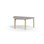 Arcus bord HT birk halvrundt 120-80 cm