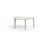 Arcus bord HT birk halvrundt 120-80 cm