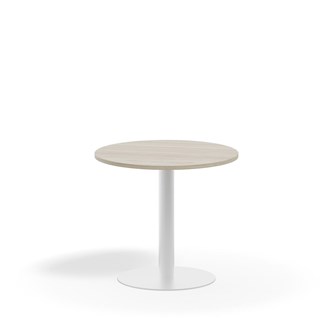 Pilastro FSC søjlebord Ø70 cm HT hvidt understel