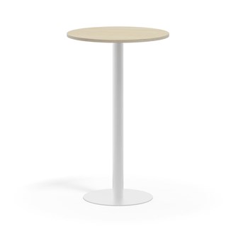 Pilastro FSC søjlebord Ø70 cm HT hvidt understel