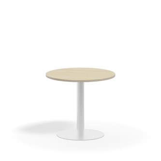 Pilastro FSC søjlebord Ø70 cm HT hvidt understel