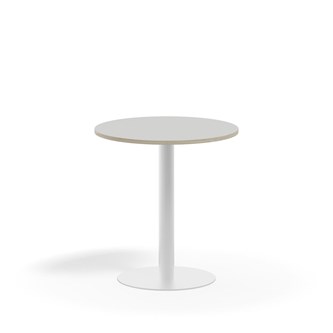 Pilastro FSC søjlebord Ø70 cm HT hvidt understel