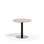 Pilastro FSC søjlebord Ø70 cm HT sort understel