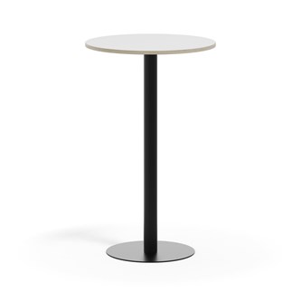 Pilastro FSC søjlebord Ø70 cm HT sort understel