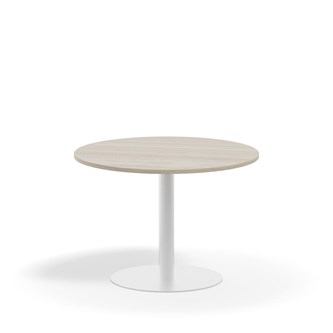 Pilastro FSC søjlebord Ø90 cm HT hvidt understel
