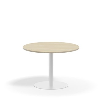 Pilastro FSC søjlebord Ø90 cm HT hvidt understel
