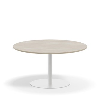 Pilastro FSC søjlebord Ø120 cm HT hvidt understel