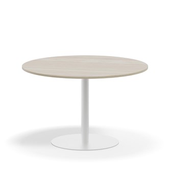Pilastro FSC søjlebord Ø120 cm HT hvidt understel