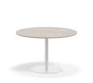 Pilastro FSC søjlebord Ø120 cm HT hvidt understel