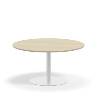 Pilastro FSC søjlebord Ø120 cm HT hvidt understel