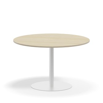 Pilastro FSC søjlebord Ø120 cm HT hvidt understel