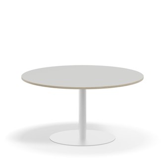 Pilastro FSC søjlebord Ø120 cm HT hvidt understel