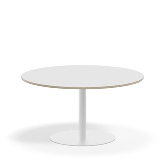 Pilastro FSC søjlebord Ø120 cm HT hvidt understel