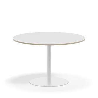 Pilastro FSC søjlebord Ø120 cm HT hvidt understel