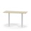 Pilastro FSC søjlebord 120x50 cm HT hvidt understel