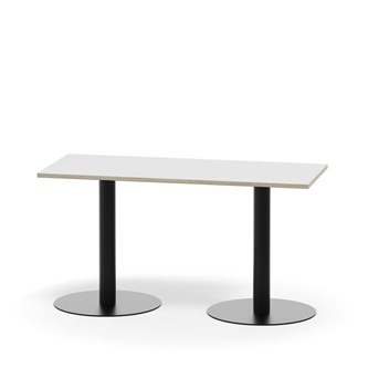 Pilastro FSC søjlebord 120x50 cm HT sort understel