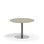 Pilastro søjlebord Ø90 cm akustik linoleum sølv understel
