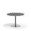Pilastro søjlebord Ø90 cm akustik linoleum sølv understel