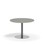 Pilastro søjlebord Ø90 cm akustik linoleum sølv understel