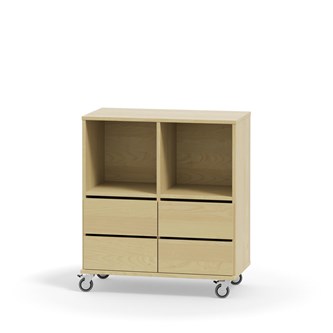 Svea 4 skuffer 2 rum H90