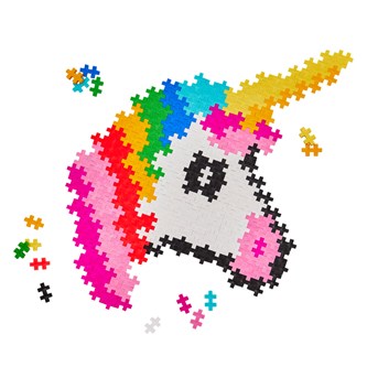 PLUS-PLUS Puzzle by numbers Unicorn