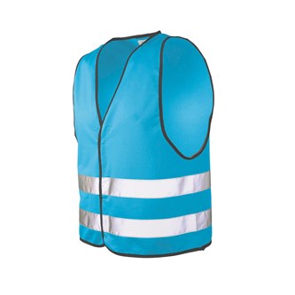 Vest med refleksbånd og velcrolukning, M