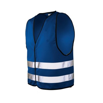 Vest med refleksbånd og velcrolukning, M