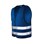 Vest med refleksbånd og velcrolukning, M
