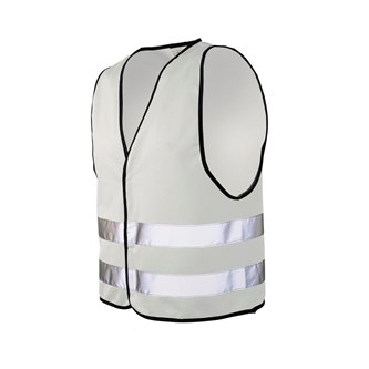Vest med refleksbånd og velcrolukning, M