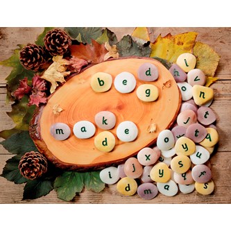 Pædagogisk materiale: Alfabetsten, ordbyggersæt 140762