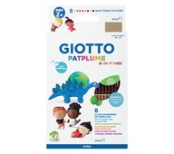 GIOTTO Patplume modellervoks hudtoner 8x33 g