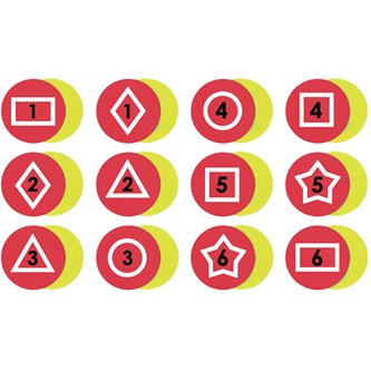 Pædagogisk materiale: Spordas Memory med markeringsplader 140894