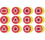 Pædagogisk materiale: Spordas Memory med markeringsplader 140894